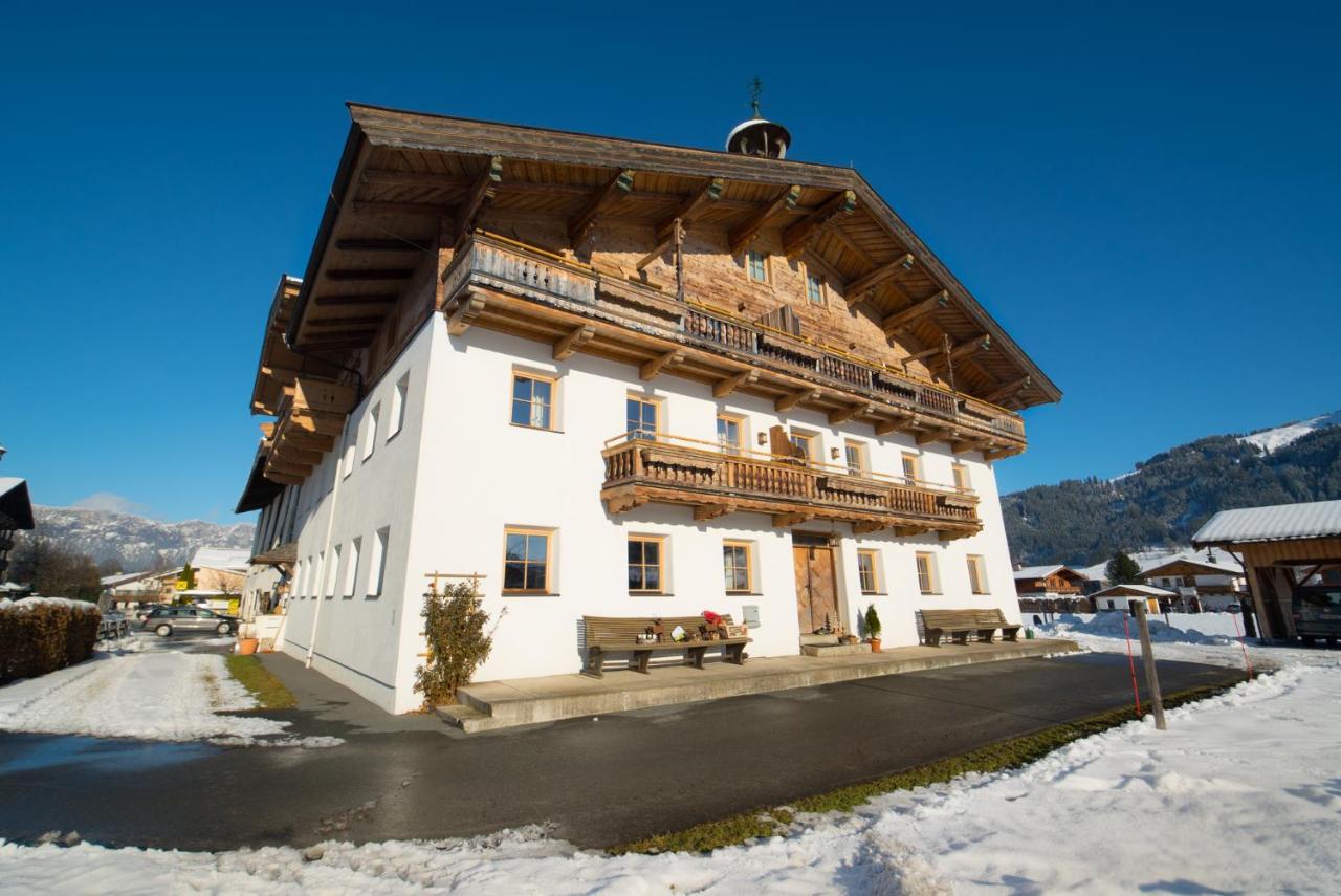 Ferienwohnung Huberhofオーベルンドルフ・イン・チロル エクステリア 写真
